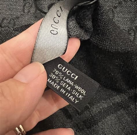 black gucci scarf replica|gucci scarf real or fake.